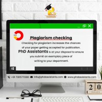 Plagiarism checking service  PhD Assistance